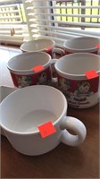 4 CAMPBELLS Soup mugs. Circa 1991.  + one more