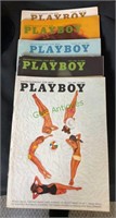 Vintage Playboy magazines - January, February,