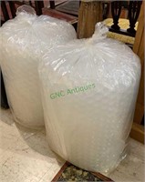 2 large rolls of new bubble wrap - 18 inch