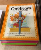 Care Bears books and a Care Bear watch - lot of