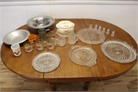 Pottery, Cups, Party Trays, Metal Bowls, and More