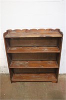 Vintage Wooden Bookshelf