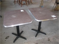 Pair of small tables - 30 inches high