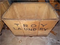 Industrial Laundry Canvas Bin Cart on