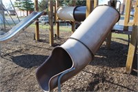 Playground Equipment, Straight Tube Slide