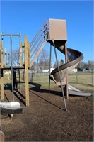 Playground Equipment, Twisty Slide