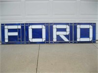 Stained Glass, Leaded FORD Sign