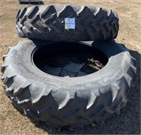 (2) Goodyear 20.8 R42 tractor tires