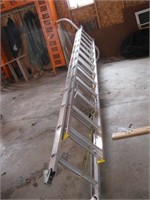24' Aluminum Extension Ladder with Stabilizer