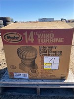 14” Wind Turbine with base. New in box