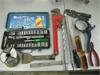 Box of miscellaneous Tools