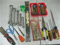 Box of miscellaneous Tools