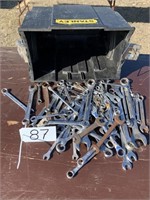 Misc. assorted flat wrenches