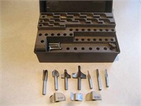 Router Bits in Case, most are Craftsman