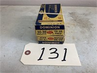 (2) boxes Dominion .30-30 ammo, Buyer must have a