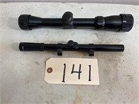 (1) .22 cal. scope & (1) rifle scope