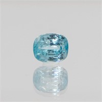 One Certified Natural Unheated 2.75 Ct Blue Zircon