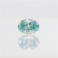 Lab Created Sparkling 4.48 Ct Mint Green Diamond