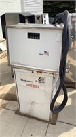 1960s Bennett Diesel Gas Pump
