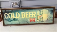 Vintage Lighted Miller High Life Sign