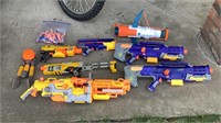 Lot of Nerf Guns, Snow Crossbow, Tonka Plow