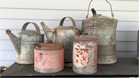 Vintage Gas Cans & Watering Cans