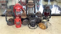 Large Lot of Vintage Lanterns