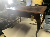 WOOD DESK WITH DRAWERS