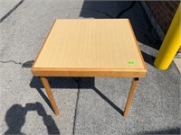 Vintage 1950s Formica top card table