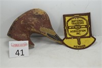 National Trappers Patch & Duck Decoy Head