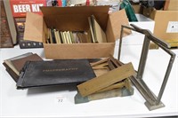 Lots of Vintage Picture Frames & Photograph Books