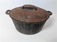 Aged Pot with Lid