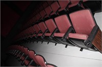 Row of theater seats