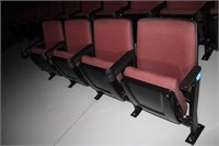 short row of theater seats