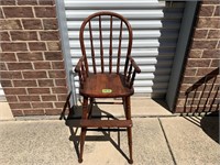 John R Kidwell vintage high chair