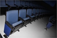 Row of theater seats