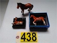 Horse Figurines (3)