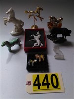 Assorted Horse Figurines Small