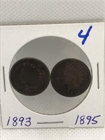 1893/1895 Indian Cents