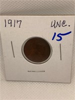 1917 1 Cent UNC