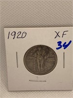 1920 25 Cent XF