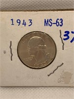 1942 25 Cent MS63