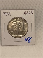 1942 Half Dollar MS63