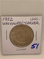 1952 Half Dollar Carver Comm Unc