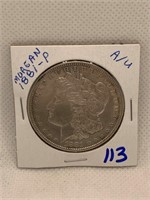 1881-P Morgan Dollar AU