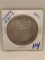 1881-S Morgan Dollar Unc