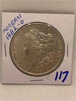 1882-O Morgan Dollar XF+