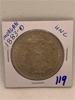 1883-O Morgan Dollar Unc