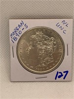1890-S Morgan Dollar P/L Choice Unc