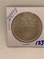 1891-P Morgan Dollar XF